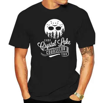Tabara Crystal Lake Consilier unisex tee slasher film de groază fan t-shirt barbati t-shirt
