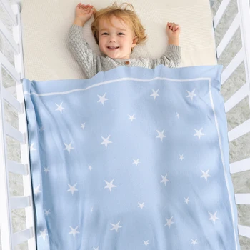 100*80cm Pătură Nou-născut Baby Star Pătură Fundal Moale Înfășa Copilul Folie de Accesorii pentru Copii