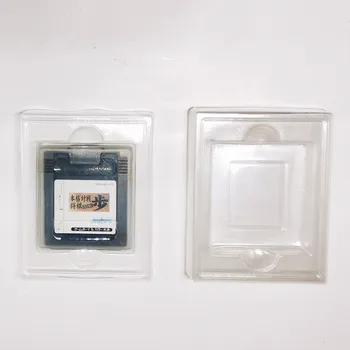 100 buc Alb de Plastic Clar de Carton Cutii de Cartușe Introduce Tava Interioară Inlay pentru Gameboy & Gameboy Culoare GBC
