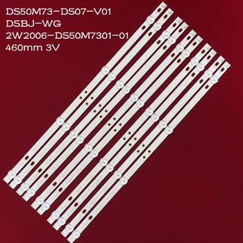 10pcs de Fundal cu LED strip pentru AKAI AKTV505 TI4910DLEDDS C50ANSMT-4K DS50M73-DS07-V01 DSBL-WG 2W2006-DS50M7301-01