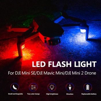 3 Mini pro Lumina de Noapte care Zboară Semnal de Avertizare Lumini Rosu/Albastru Pentru DJI Mavic 3/Mini SE/Mini 2/DJI FPV Drone de Expansiune Accesorii