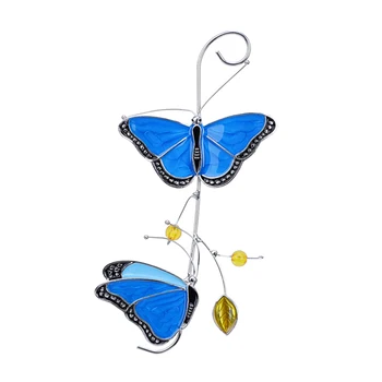 3D Fluture de Metal Rafinat Acasă Fereastra Agățat Curte Meserii Decor în aer liber, Grădină Acasă Ornament de Perete