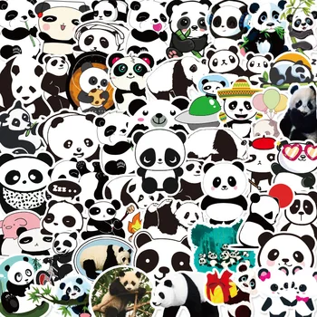 50 Panda Autocolante De Desene Animate Drăguț Comoară Națională Autocolante De Expresie Cana De Apa Notebook Impermeabil Autocolante Decorative