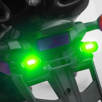 7 Culori LED-uri de Avertizare Anti-coliziune Lumina Magnetic Vibrații Detecție Lumini Pentru Biciclete Drone Motocicleta de Semnalizare Indicator