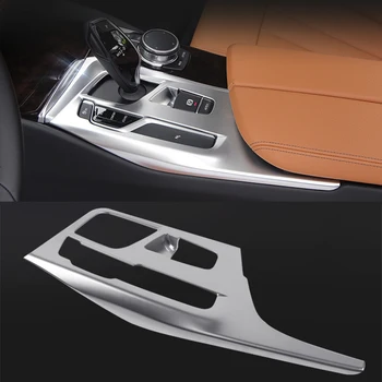 ABS Cromat Pentru BMW Seria 5 G30 2017 2018 Auto gear shift knob cadru panou Decor capac ornamental de Interior accesorii de styling