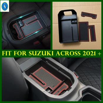 Accesorii Auto Center Central de Stocare Palet Cotiera Recipient Multi-grilă Capacul Cutiei de Kit Fit Pentru Suzuki Peste 2021