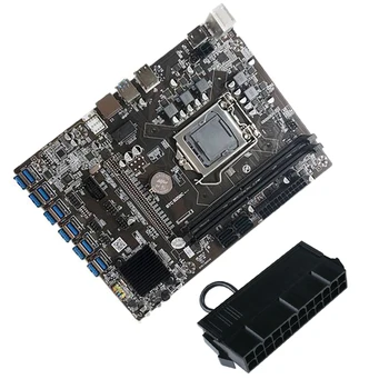 B250C BTC Mining Placa de baza 12 USB3.0 La PCI-E 16X Grafică Slot LGA 1151 DDR4 DIMM SATA3.0 Cu 24PIN Putere Starter