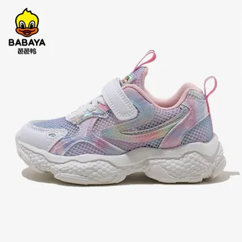 Babaya Adidasi Copii Fete ochiurilor de Plasă Respirabil Pantofi 2022 Primavara-Vara Noi Fete Pantofi Casual Copii care Rulează Sandale pentru Fete