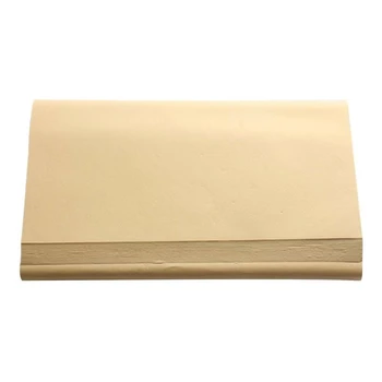 Bamboo Hârtie De Desen Jumătate Coapte Hârtie De Orez Chinezesc Freehand Caligrafie Yuanshu Hârtie Manual De Caligrafie Practică Papel Arroz