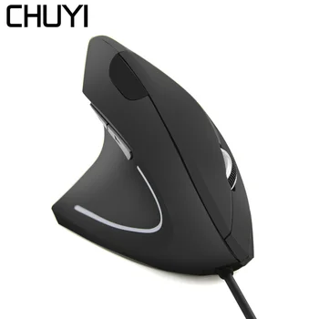 CHUYI Mouse cu Fir Reglabil 1600DPI Ergonomic LED Backlit Cu Mousepad Kituri Pentru Gamer Computer Windows Pc, Laptop