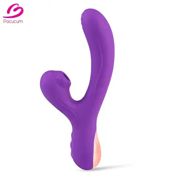 Clitoris Sex Feminin Suge Vibratorul 20 Îmbunătățite Moduri De Vibrație Dublă Condus De Vid Stimulator Dildo18 Adult Sex Jucărie De Mărfuri