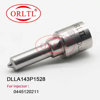 Diesel Duza DLLA143P1528 Common Rail Injector Piese DLLA 143 P 1528 Negru Acul Pulverizatorului 0433171942 Pentru 0445120211 0445120069
