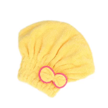 Din Microfibră Rapid Părul De Uscare Cadă Spa Bowknot Folie De Prosop, Pălărie Capac Pentru Baie Accesorii De Baie S55