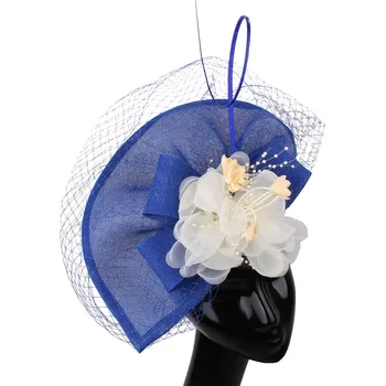 Elegant Doamnelor Mireasa Plasă De Pălării De Damă Capac Bentiță Floare Fascinator Pălării Cu Cocktail Cursa Articole Pentru Acoperirea Capului Femeilor Doamna Caciulita De Nunta