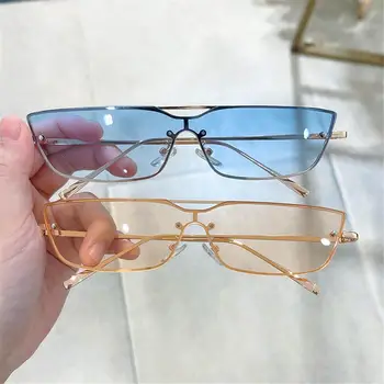 Femei de moda Doamnelor Ochelari de Protecție UV400 Metal ochelari de Soare Ochi de Pisica Mic Cadru Ochelari de Soare