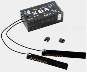 Fierbinte FrSky 2.4 G S. Portul 8/16ch Telemetrie Receptor X8R pentru Taranis X9D - Antena PCB