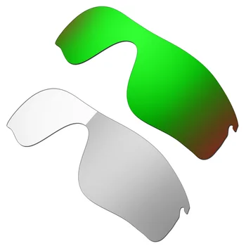 HKUCO Pentru Radarlock Path ochelari de soare Polarizat Lentile de Înlocuire Culoare-Verde & Photochromism 2 Perechi