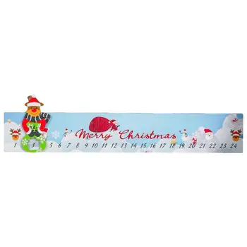 Holiday Calendar Advent Decor Conducător Forma De Crăciun Countdown Calendar Decor Cu Numere Santa Elan Calendar Conducător Placa Pentru