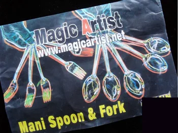 Magic artist - Principalele lingura & furculita (Truc) - Trick, carte de magie,trucuri de magie,foc,elemente de recuzită,zaruri,comedie,magie mentală