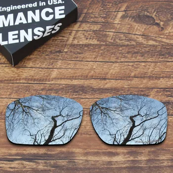 Millerswap Rezista la Apa de mare la Coroziune Polarizat Lentile de Înlocuire pentru Oakley Big Taco ochelari de Soare de Argint Metalic (Obiectiv Numai)