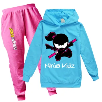 Noul Ninja Kids Sport Costum Baieti/Fete Trening Set De Două Piese Pentru Copii Hanorac+Pantaloni De Trening Haine Copii Copilul Tinuta Uza