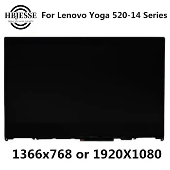 Original Pentru Lenovo Yoga 520-14 520-14ikb 80X8 80YM Laptop Ecran LCD+Touch Digitizer Asamblare cu Cadru 1366x768 sau 1920x1080
