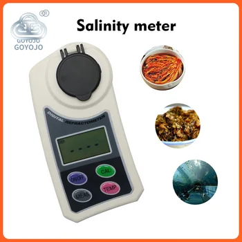 PH-Metru Salinitate Testere Tester de Temperatura Impermeabil Multi-Funcție Metru AMSZ-Y Pentru Muraturi/Alimente Sărate/de Acvariu etc.