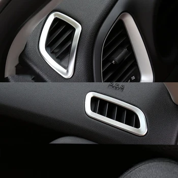 Pentru Jeep Renegade 2015 2016 2017 2018 Accesorii auto ABS Cromat Mașină Mică Priză de Decor Capac Ornamental de Styling Auto 2 buc