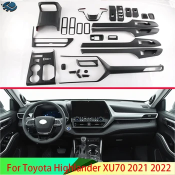 Pentru Toyota Highlander XU70 2021 2022 Accesorii Auto Complet mahon tapiterie interior