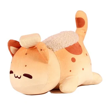 Pisica de Pluș Păpușă Jucărie Moale și Bulbuc Animal de Pluș Drăguț Pisica Anime Grozav pentru Copil Adult Cadouri și Fanii pentru a Colecta Figurine