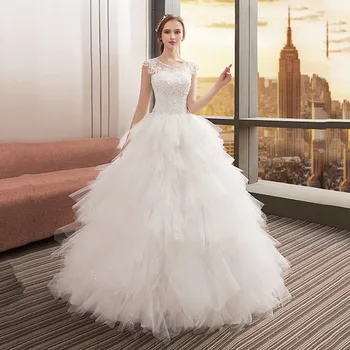 Rochie de mireasa 2020 Nou Gryffon clasic de Rochie de Bal Printesa de Lux dantelă Robe De Mariee Vestido De Noiva