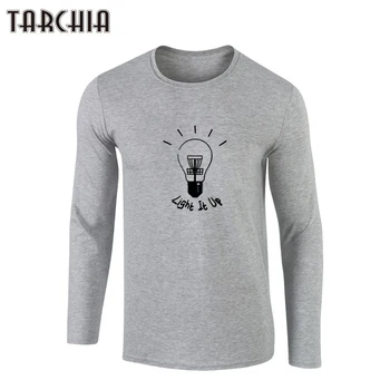 TARCHIA Brand de Îmbrăcăminte 2021 Moda Primavara Barbati O-Gât Confortabil Tricouri LUMINA din Bumbac Imprimat Tricouri Homme Bărbați Teuri de Sus