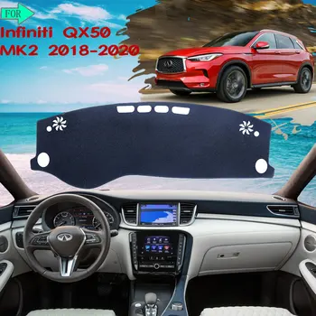Tabloul de bord de Acoperire Tampon de Protecție a Evita Lumina Mat pentru Infiniti QX50 2018 2019 2020 II MK2 Parasolar Covor Accesorii Auto