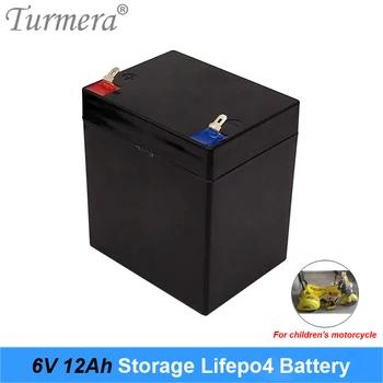 Turmera 6V 6AH Lifepo4 Baterie Înlocuiți de Stocare Baterii pentru Copii de Mașini Electrice și Electronice Motociclete de Urgență a Folosi Lumina