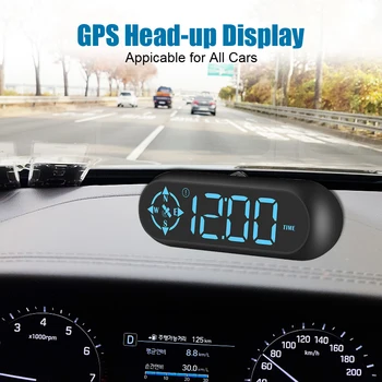 Vitezometru CONDUS HUD Universal Depășirii Alarma Cu GPS Compass Heads Up Display G9