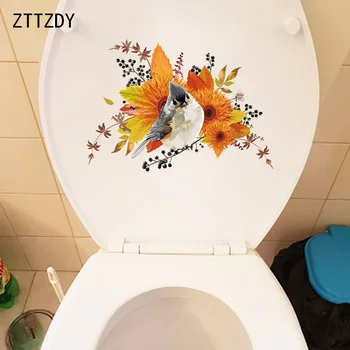 ZTTZDY 25.8 X 18.2 CM Planta Buchet de Desene animate Autocolante de Perete Acasă o Cameră de Toaletă Decorare Decalcomanii T2-1334