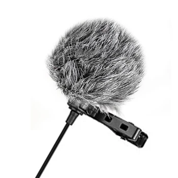 În aer liber Microfon cu Blană de Parbriz Mufe Pentru 5-10mm Microfon Blana de Vânt Acoperă Lavaliera Microfon Vânt Mufe de Înregistrare Accesorii